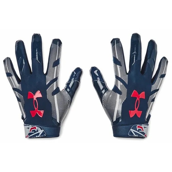 Under Armour Other - Under Armour Blue and Red Athletic Gloves